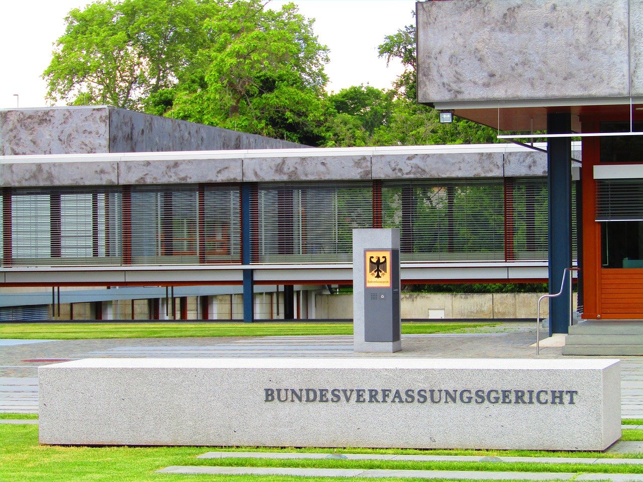 bâtiment de la cour constitutionnelle fédérale allemande